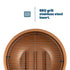 Volida Bowl Fire Pit with BBQ Grill - Copper